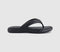 Womens Melissa Free Low Toe Thong Sandals Black