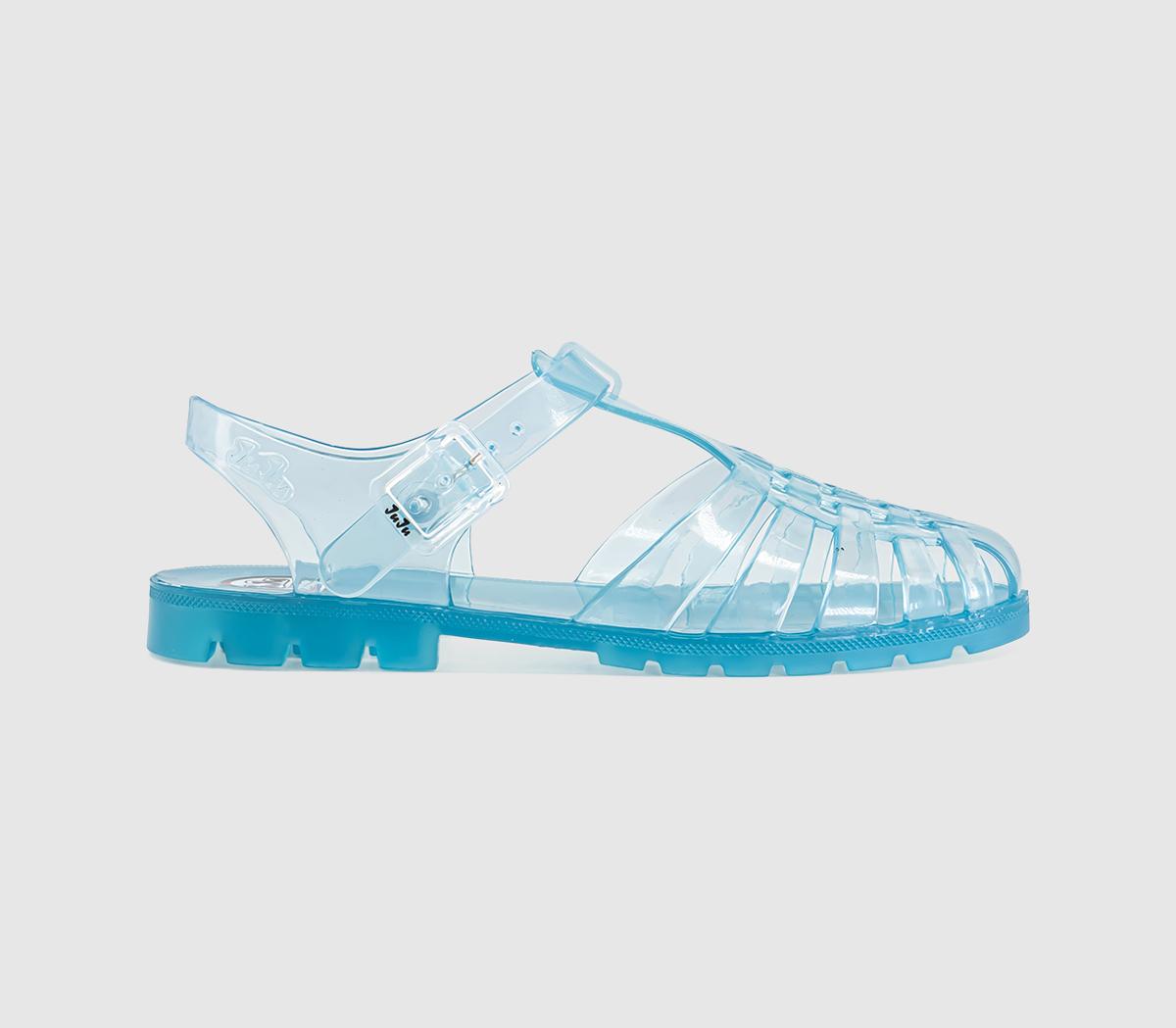 Womens Juju Reilly Sandals Translucent Blue