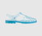 Womens Juju Reilly Sandals Translucent Blue