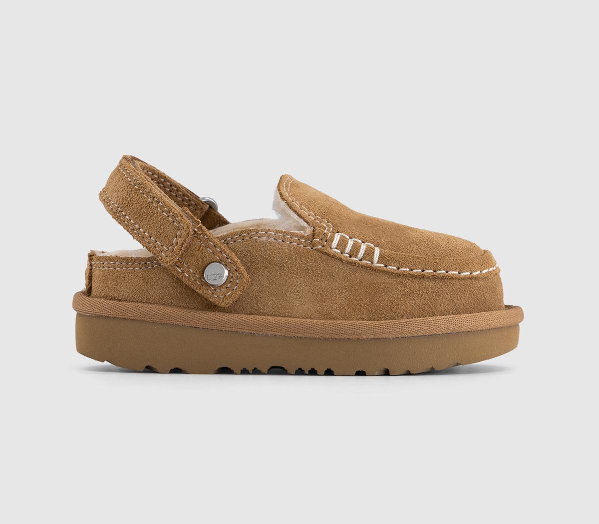 Kids UGG Goldenstar Evelina Infant Clogs Chestnut