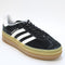 adidas Gazelle Bold W Black White White Gum Trainers UK Size 5