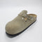 Womens BIRKENSTOCK Boston Clogs Taupe Rivet UK Size 5.5 EU39