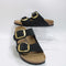 Womens BIRKENSTOCK Arizona Big Buckle Sandals Black Nubuck UK Size 5.5 EU39