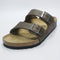 Mens BIRKENSTOCK Arizona Two Strap Sandals Faded Khaki Oiled Leather UK Size 8 EU42