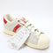 adidas Superstar Il Trainers Cream White Better Scarlet Sandy Pink UK Size 6
