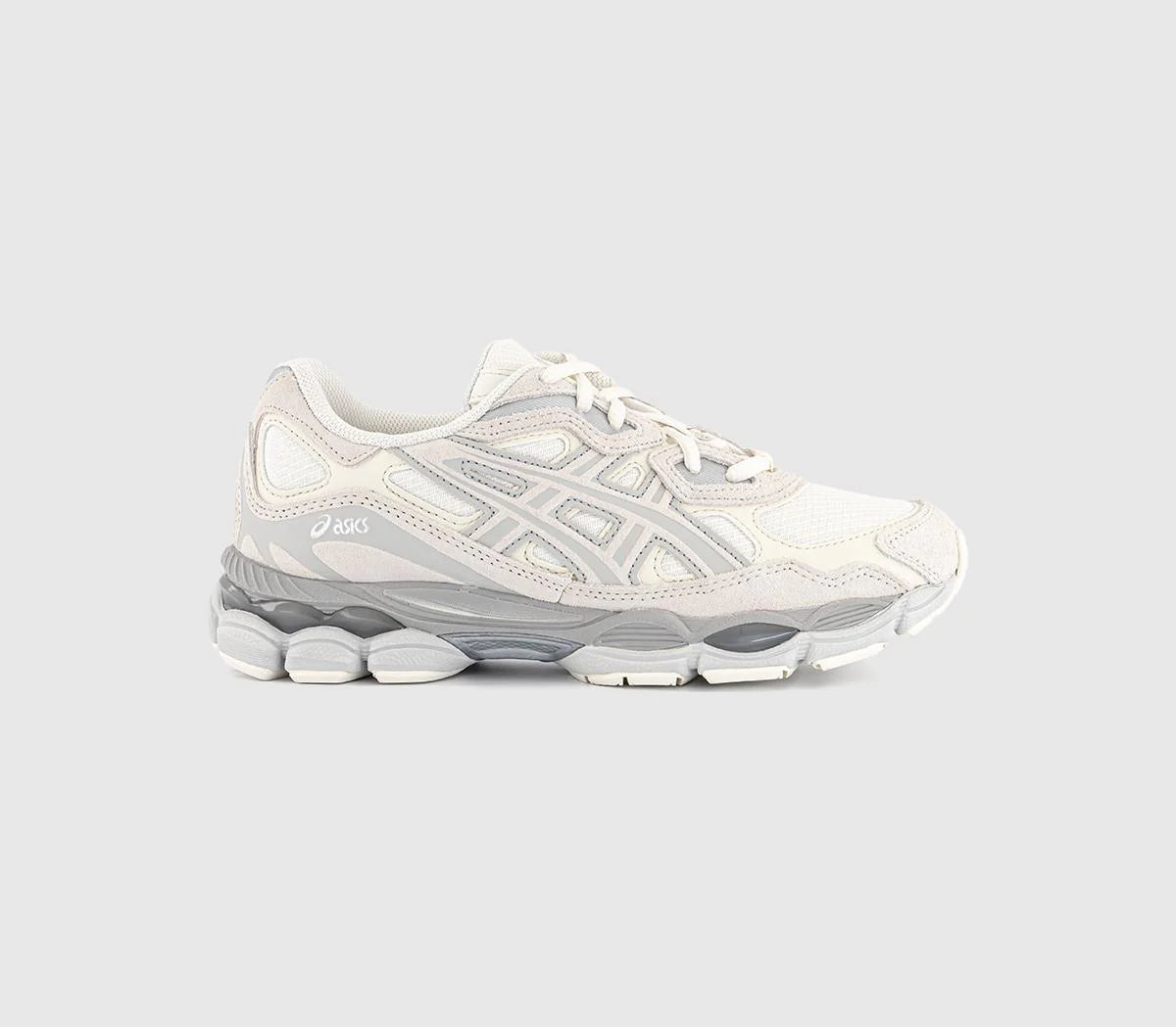 ASICS Gel NYC Trainers Cream Cream Grey UK Size 7