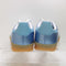 adidas Gazelle Indoor Trainers Bliss Blue White Metallic UK Size 5