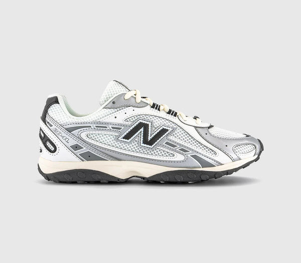 New Balance 204L Trainers Silver Metallic Black UK Size 6