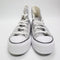 Odd sizes - Converse All Star Lift Hi Platform Trainers Grey Area White Black UK Sizes Right 6/Left 5