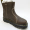Womens Dr. Martens Zebzag Rigger Boots Dark Brown Wyoming UK Size 6