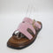 Womens OFFICE Stevie Cut Out Buckle Sandals Pink Suede UK Size 6