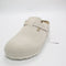 Womens BIRKENSTOCK Boston Clogs Antique White Suede UK Size 7 EU40
