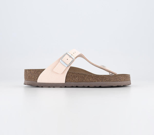 Womens BIRKENSTOCK Toe Thong Footbed Sandals Light Rose