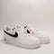 Nike Air Force 1 07 Trainers White Black Bright Crimson UK Size 8