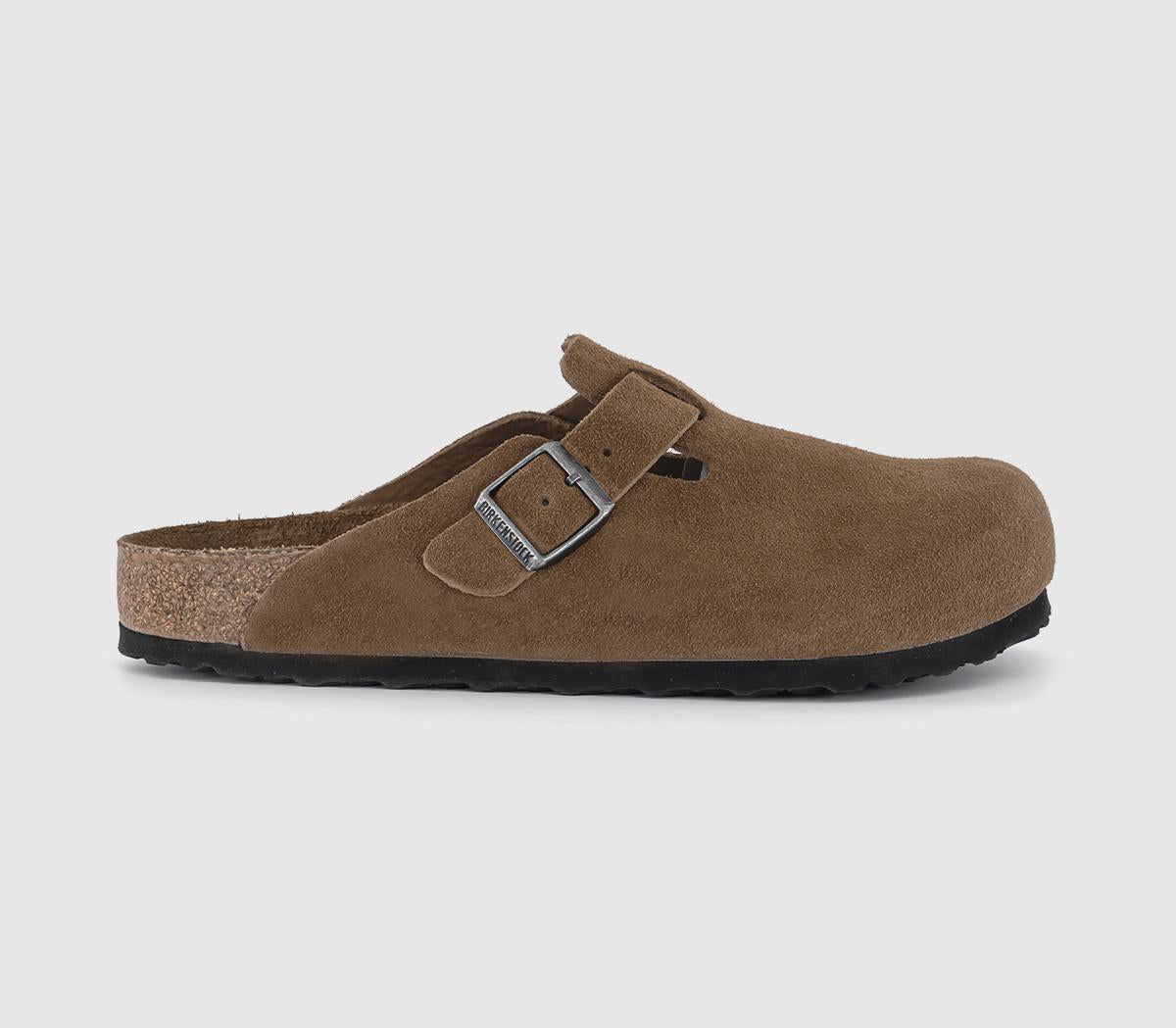 Mens BIRKENSTOCK Boston Clogs Dark Tea Tfb