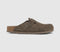 Mens BIRKENSTOCK Boston Clogs M Concrete Grey Suede