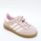 Kids adidas Handball Spezial Infant Trainers Clear Pink White Gum UK Size 6infant