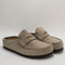 Womens BIRKENSTOCK Naples Wrapped EXQUISITE Clogs Suede Taupe UK Size 2.5 EU35