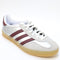 adidas Gazelle Indoor Trainers Silver Metallic Shadow Red Gum UK Size 5.5