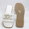 Womens OFFICE Sliders White Diamante UK Size 5