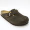 Mens BIRKENSTOCK Boston Clog Mocha Suede Leather UK Size 7 EU40