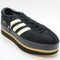 adidas Gazelle Stack Trainers Core Black Cream White Gum UK Size 6