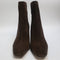 Womens OFFICE Arabella Set Back Heel Ankle Boots Brown Suede UK Size 8
