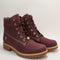 Womens Timberland Lyonsdale Boots Burgundy Nubuck UK Size 6
