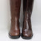 Womens OFFICE Karamel Knee High Block Heel Boots Brown Leather UK Size 7