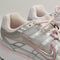 Nike P-6000 Trainers White Metallic Silver Elemental Pink UK Size 9
