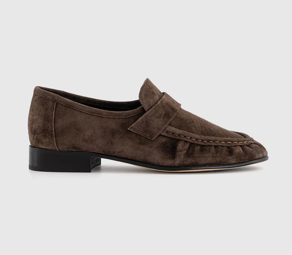 Womens Tony Bianco Gatsby Loafers Espresso Suede UK Size 6
