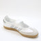 adidas Samba Jane Ballet Trainers White Silver Metallic Gum UK Size 5