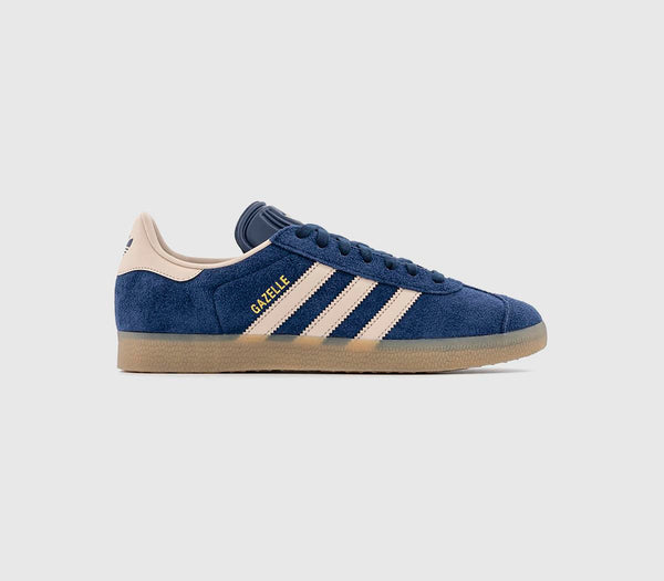 adidas Gazelle Night Indigo Wonder Taupe Gum Trainers UK Size 4