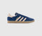 adidas Gazelle Night Indigo Wonder Taupe Gum Trainers UK Size 4