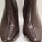Womens OFFICE Kensington Curve Heel Knee High Boots Brown Leather UK Size 6