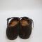Womens OFFICE Flavour Suede Mary Jane Ballet Pumps Brown Suede UK Size 4