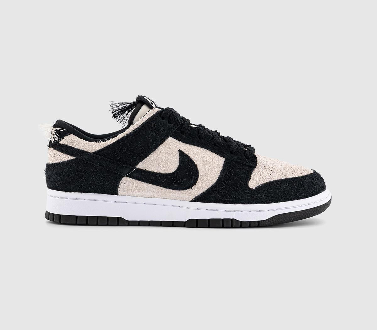 Nike Dunk Low Trainers White Black Black UK Size 7.5