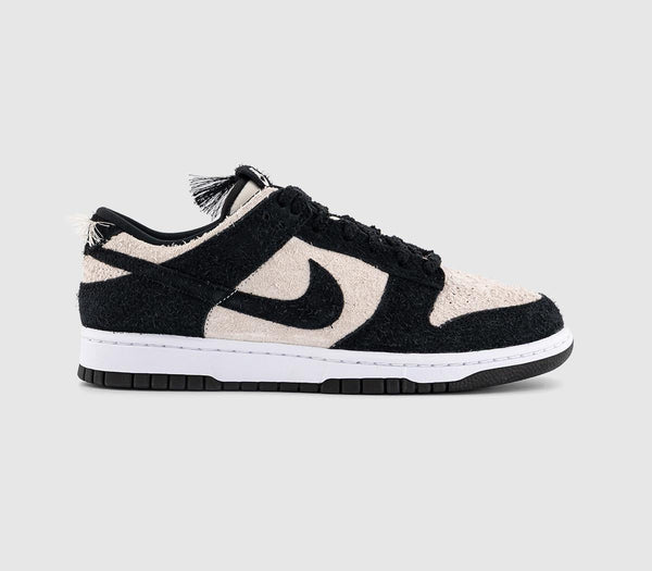 Nike Dunk Low Trainers White Black Black UK Size 7.5
