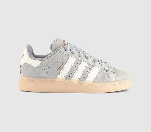 adidas Campus 00Ss Trainers Grey Chalk White Wonder Mauve UK Size 5