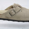 Womens BIRKENSTOCK Boston Shearling Clogs Taupe UK Size 5.5 EU39
