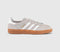 adidas Gazelle Indoor Trainers Chalk Pearl White Gum UK Size 5.5