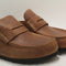 Womens BIRKENSTOCK Naples Wrapped Clogs Cognac Leather UK Size 5.5 EU39