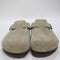 Mens BIRKENSTOCK Boston Clogs Suede Taupe UK Size 7.5 EU41