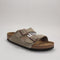 Mens BIRKENSTOCK Arizona Two Strap Sandals Taupe Suede UK Size 8 EU42