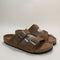 Mens BIRKENSTOCK Arizona Two Strap Sandals Dark Tea Tfb UK Size 9 EU43