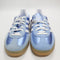 adidas Gazelle Indoor Trainers Bliss Blue White Metallic UK Size 5