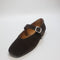 Womens OFFICE Flavour Suede Mary Jane Ballet Pumps Brown Suede UK Size 4