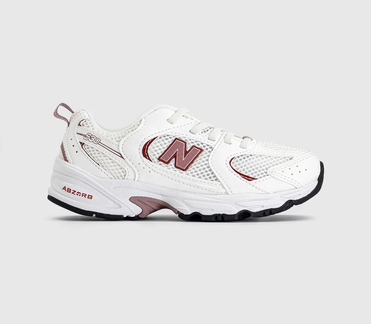 Kids New Balance 530 Youth Trainers Sea Salt Rosewood UK Size 10 youth