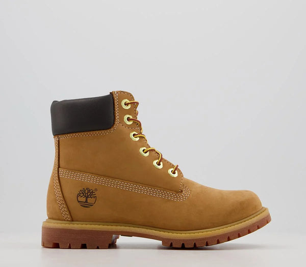 Womens Timberland Premium 6 Boot Wheat Nubuck UK Size 6