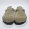 Womens BIRKENSTOCK Boston Clogs Taupe Rivet UK Size 5.5 EU39